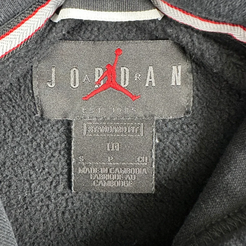 Jordan‎ Hoodie Mens S Black CK9567-010 Jumpman Logo Graphic Pullover Sweatshirt